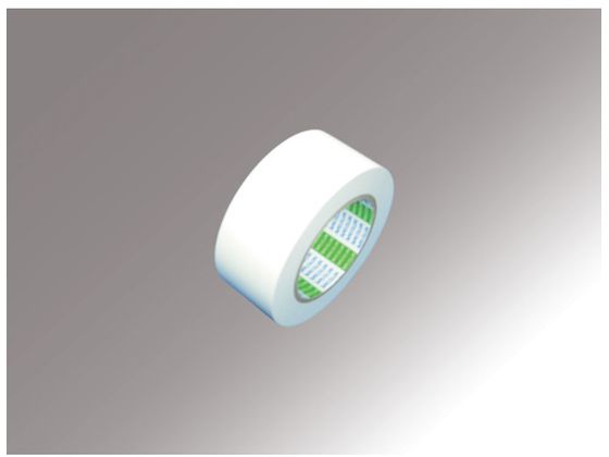 【お取り寄せ】金属板用表面保護フィルム 0.12mm×50mm×50m 白 安全保護テープ 粘着テープ 梱包