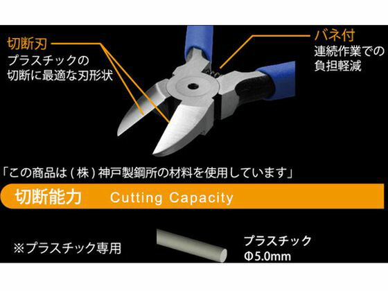 【お取り寄せ】TTC King TTC プラニッパー 115mm No.4 PN-115 ニッパ ペンチ プライヤー 作業用品 工具