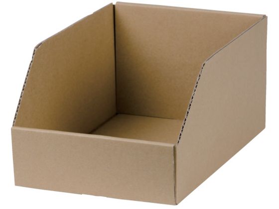 【お取り寄せ】TRUSCO ダンボール製T型コンテナ 内寸183×263×135 T5-DB パーツボックス＞ネスティング スタッキングタイプ 保管 作業