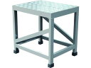 【お取り寄せ】TRUSCO アルミ製溶接一体構造型作業台 縞板タイプ 一段(完成品) W500×D400×H500 WTDBC-5450