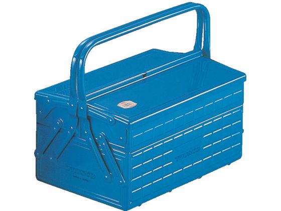 【お取り寄せ】TRUSCO 3段式工具箱 352×220×343 ブルー GT-350-B ツールボックス ツールバック 保管 作業