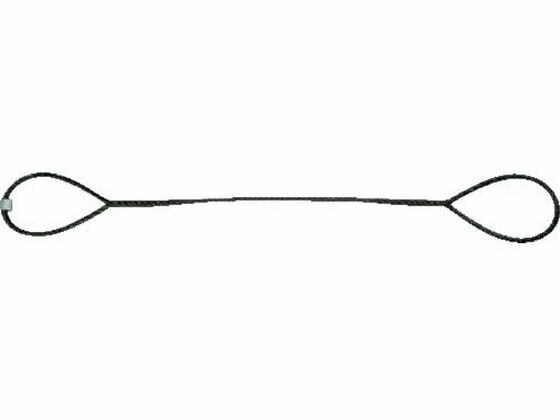 【お取り寄せ】TRUSCO 玉掛けワイヤーロープ 段落し 16mm×6m TWD-16S6