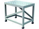 【お取り寄せ】TRUSCO アルミ製溶接一体構造型作業台 縞板タイプ 一段(完成品) W600×D400×H500 WTDBC-6450