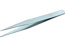 【お取り寄せ】TRUSCO ステンレス製ピンセット 125mm 直型 TSP-25 ピンセット はんだ 静電気対策 生産加工 作業 工具