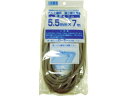 【お取り寄せ】Dio 網押えゴム7m巻 太さ5.5mm グレイ 211314