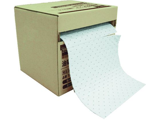 【お取り寄せ】TRUSCO 油吸収シート 油専用 400MM×30M×3MM (1巻入) TASD-403