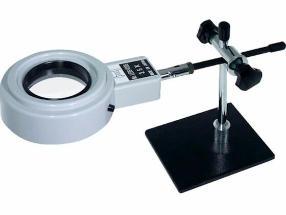 【お取り寄せ】リーフ LED照明拡大鏡 3.5x LEDS-035S 拡大鏡 スコープ 実験用小物 機材