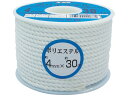 【お取り寄せ】ユタカメイク ロープ ポリエステルロープボビン巻 4mm×30m RS-2