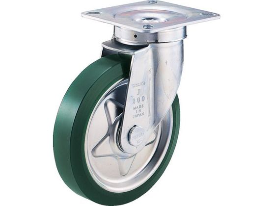 【お取り寄せ】TRUSCO プレス製ウレタンキャスター 自在 Φ150 TUJ-150 キャスター 筐体 機構部材 金物