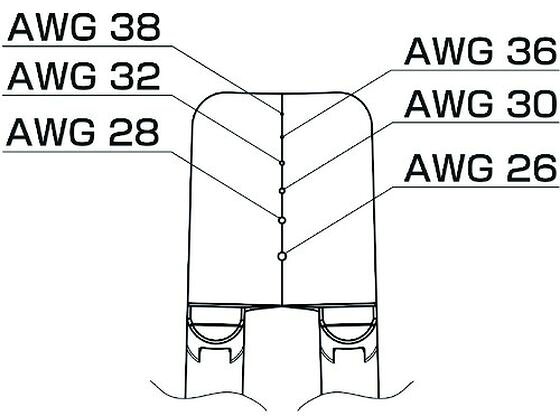【お取り寄せ】白光 ブレード 26-38AWG G4-1603 ワイヤストリッパー 空調 電設資材...