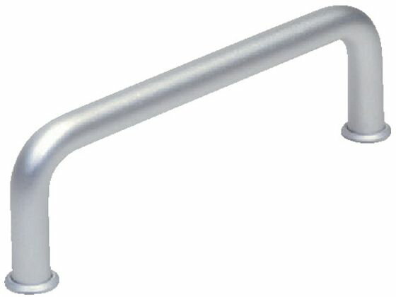 【お取り寄せ】Rohde ラウンドアルミハンドル 120×41 ナチュラル RD1-120N 扉 外装部品 機構部品 メカニカル部品 作業用品 工具