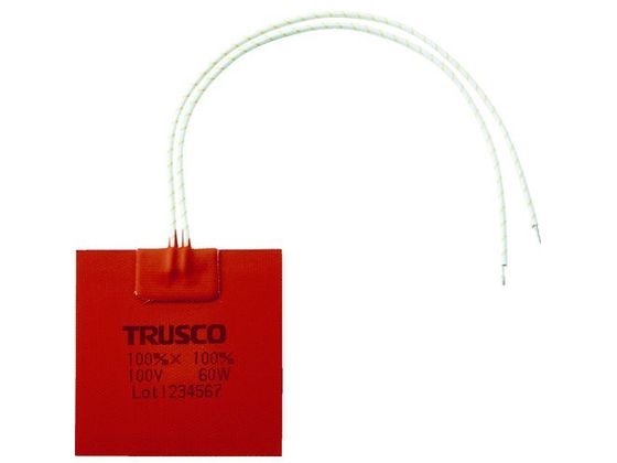 【お取り寄せ】TRUSCO ラバーヒーター 100mm×100mm TRBH100-100 ポンプ 送風機 電熱機器 小型加工機械 ..