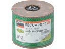 【お取り寄せ】TRUSCO PEグリーンロープ 3つ打 線径3mm×長さ50m R-350PEG