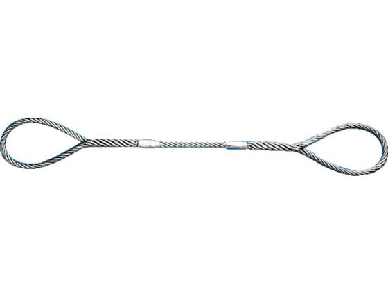 【お取り寄せ】TRUSCO Wスリング Aタイプ 9mm×6.0m GR-9S6 ワイヤー スリング 吊具 バランサー 物流 作業