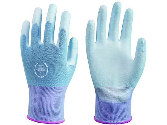 【お取り寄せ】トワロン ウレタン背抜き手袋 快適背抜き3本指先強化 S 857-S 背抜き手袋 軍手 作業用手袋