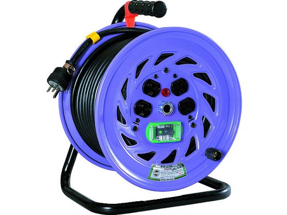 【お取り寄せ】日動 電工ドラム 単相200Vドラム アース付 漏電しゃ断器付 30m NF-E...