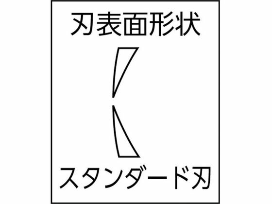 【お取り寄せ】KEIBA エルゴニッパー 右利き用(刃部形状スタンダード) 150 PL-736 ニッパ ペンチ プライヤー 作業用品 工具