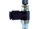 【お取り寄せ】チヨダ ファイブスピードコントローラαメーターイン8mm・R1/8 F8R-01SC-I スピードコントローラ コンプレッサー 空圧機器 ホース 生産加工 作業 工具(4)