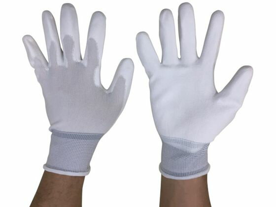 【お取り寄せ】勝星 フィットライナーT-280 白 10双組 L T280L 背抜き手袋 軍手 作業用手袋