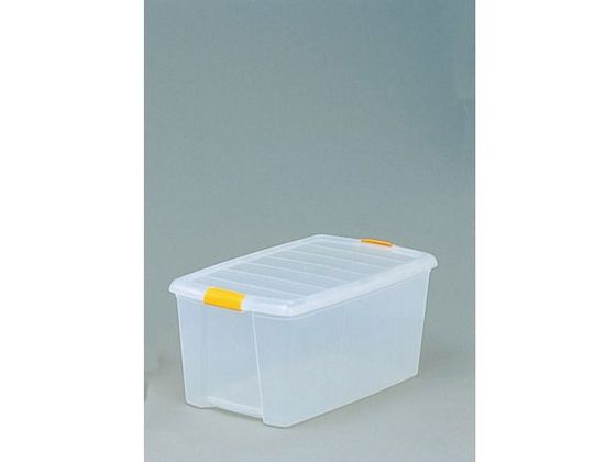 【お取り寄せ】アイリスオーヤマ 高い所BOX クリア 208031 TB-64D バックルコンテナ 保管 作業