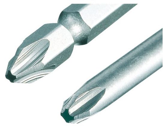 【お取り寄せ】TRUSCO ネジに喰いつくビット2本組 +2×110mm MG付 TKB-2-110 両頭ビット ドライバービット 作業 工具