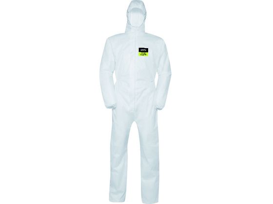【お取り寄せ】UVEX 化学防護服 ウベックス 5／6 エアー 7457 ホワイト S 防護服 保護服 特殊服 作業服 安全保護具 作業