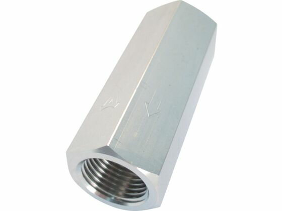 【お取り寄せ】ASOH エーチェック SUS製チェックバルブ 内ネジ×内ネジ型 Rc1／2 AS-8044 バルブ 弁 コック 配管材