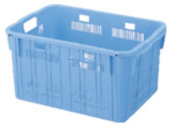 【お取り寄せ】積水 BK型コンテナ(バスケット型) BK-54-2 青 BK-54-2 メッシュコンテナ 保管 作業