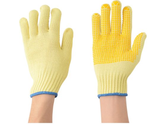 【商品説明】●スタンダードなケブラー［［R下］］手袋にすべり止め加工を施した手袋です。●フィット感を重視しています。【仕様】●型番：HG-20-M●色：イエロー ●サイズ：M ●厚さ（mm）：1．8 ●全長（cm）：22．5 ●手のひら周り（cm）：20．0 ●中指長さ（cm）：7．7 ●耐切創レベル：4／XD ●すべり止め：あり●7ゲージ編●ケブラー［［R下］］紡績糸 ●すべり止め部：ポリ塩化ビニール（PVC）【備考】※メーカーの都合により、パッケージ・仕様等は予告なく変更になる場合がございます。【検索用キーワード】アトムケブラー（R）7G滑り止めM　アトムケブラー7GスベリドメM　アトム手袋　HG20M　保護具　作業手袋　耐切創手袋　耐切創手袋アラミド繊維　4970181091172　7585926　アトム　ケブラー（R）7G滑り止め　M　HG−20−M　X730FA廃棄物処理。鉄鋼作業。機械加工。農漁業。