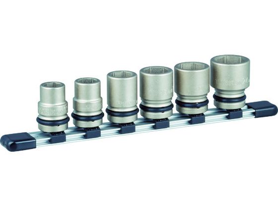 【お取り寄せ】TONE インパクト用ソケットセット(ホルダー付) 6pcs HNV406S ソケット ソケットレンチ ..