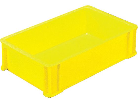 【お取り寄せ】ヒシ S型コンテナ有効内寸407×242×105mm 黄 S-12