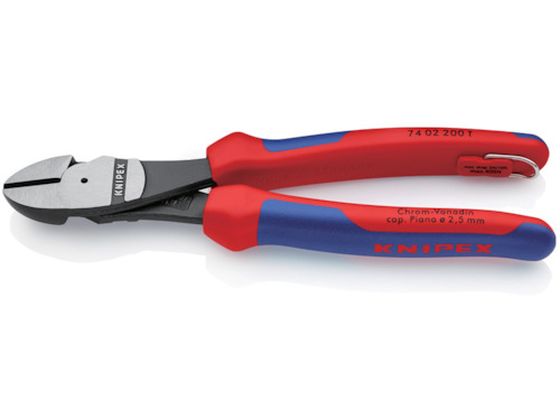 【お取り寄せ】KNIPEX 強力型ニッパー 落下防止 200mm 7402-200TBKKNIPEX 強力型ニッパー 落下防止 200mm 7402-200TBK ニッパ ペンチ ニッパ プライヤー 作業 工具 1