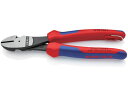 【お取り寄せ】KNIPEX 強力型ニッパー 落下防止 200mm 7402-200TBK