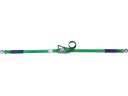 【お取り寄せ】allsafe ラッシングベルト ラチェット式スナップフック重荷重 R5SH16 ベルト荷締機 物流 作業