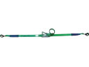 【お取り寄せ】allsafe ラッシングベルト ラチェット式ツイストフック重荷重 R5TH17 ベルト荷締機 物流 作業