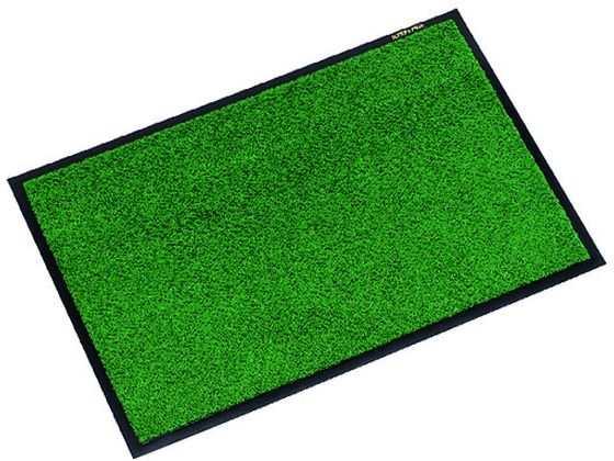 【お取り寄せ】屋内ホコリ落しマット ロンステップマット＃1 360mm×600mm R8GN 緑 室内用 玄関マット エントランス インフォメーション オフィス家具