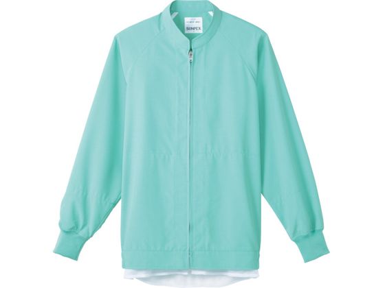 【お取り寄せ】サンペックス クールフリーデ男女兼用長袖ジャンパー グリーン 4L 作業着 雨具 塗装服 ウェア 保護衣 安全保護