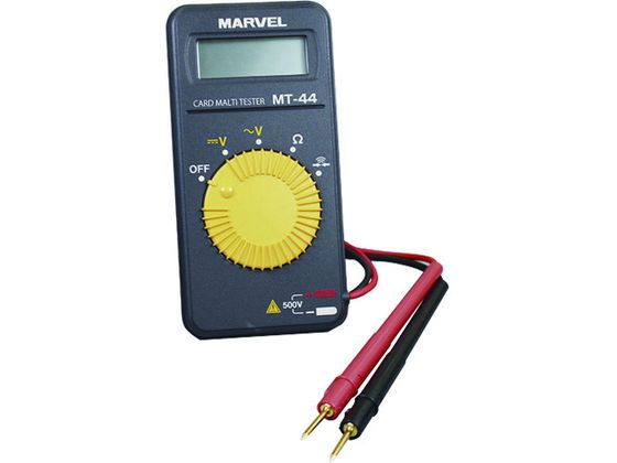 【お取り寄せ】マーベル カード型デジタルテスター MT-44 デジタルマルチメーター テスター 電気計測機器 計測器 計量器