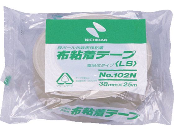 【お取り寄せ】ニチバン 布粘着テープ102N黄土-38 38mm×25m 102N7-38 布テープ ガムテープ 粘着テープ