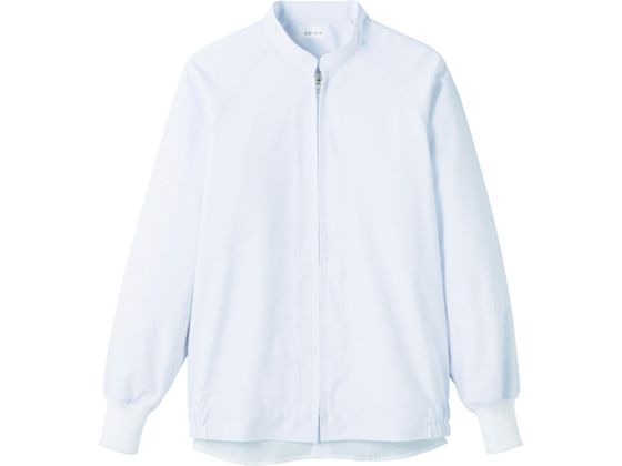 【お取り寄せ】サンペックス クールフリーデ男女兼用長袖ジャンパー ホワイト L 作業着 雨具 塗装服 ウェア 保護衣 安全保護