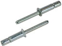 【お取り寄せ】エビ 高強度ブラインドリベット Sボルト(皿頭) Φ6.4/板厚12.0mm (100本入) SNS6412KEB