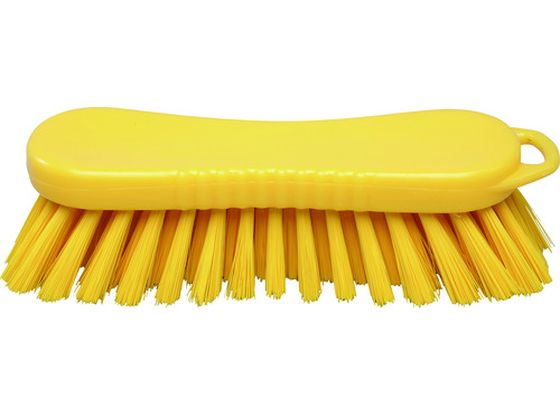 【お取り寄せ】バーテック バーキュートプラスハンドスクラブブラシ 黄 BCP-SBY タワシ ブラシ 清掃 衛生 水廻り 厨房 キッチン