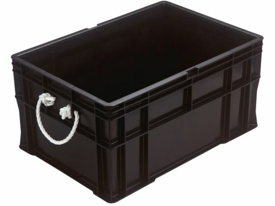 【お取り寄せ】リス BE型導電性コンテナーB-75導電 ブラック BE-75