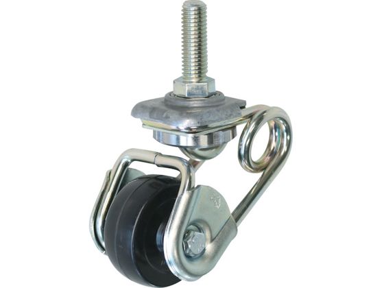 【お取り寄せ】シシク 緩衝キャスター5 自在 ネジ込み 50径 Rゴム車 SAJ-TS6-SJ-50R キャスター 筐体 機構部材 金物