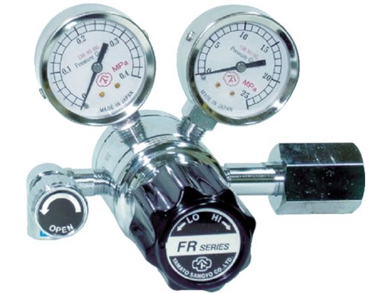 【お取り寄せ】ヤマト 分析機用二段圧力調整器 FR-1B FR1BTRC13 溶接ガスホース 調整器 カプラ 溶接 潤滑 接着 補修