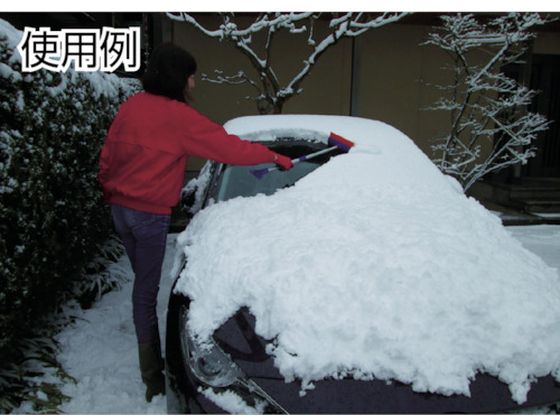 【お取り寄せ】コンパル ポケットスノーブラシ 029116 雪かき 除雪作業 現場 安全 ...