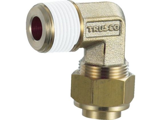【お取り寄せ】TRUSCO クイックシール継手 エルボ φ6 呼びR1／8 TSA-6-01L 継手 アダプター 配管材