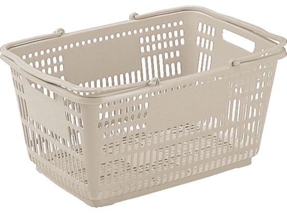 【お取り寄せ】サンコー スーパー篭 103096 サンショップカーゴ(大)グレー カゴ ショッピングカゴ 保管 作業