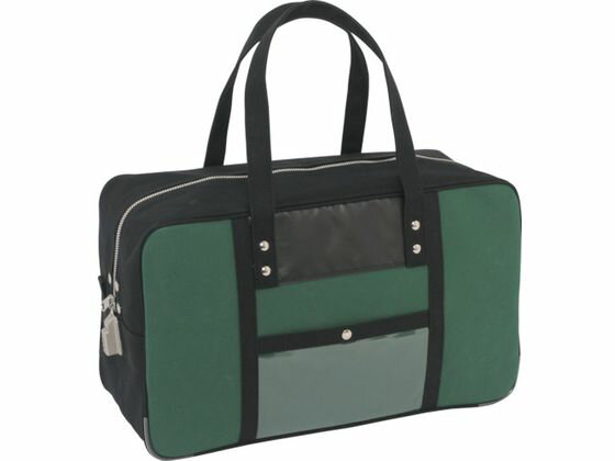 【お取り寄せ】SANEI 帆布メール用ボストン(L)SED-1錠付 モスグリーン BTL-SED-07 ツールバッグ 工具箱..