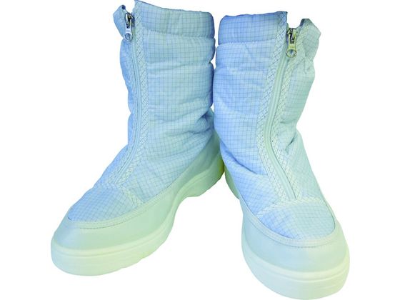 【お取り寄せ】ブラストン 制電ハーフブーツ 25.5 BSC-516-25.5 クリーンシューズ クリーン対策 静電気..